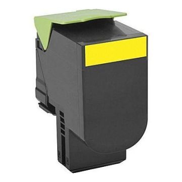 80C2SYE / 802SY Lexmark - jaune - toner compatible