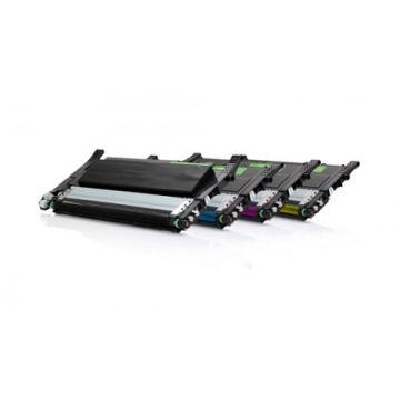 Multipack 4 couleurs (BK,C,M,Y) - Toners compatibles P4072C / CLTP4072CELS - Samsung