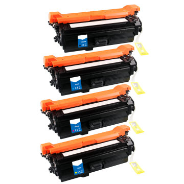 Compatibles - HP CE400X-A / 507X-A - pack de 4 - toners