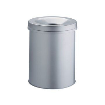 DURABLE Poubelle SAFE, rond, 30 litres, gris