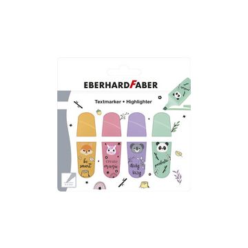 EBERHARD FABER Surligneur Mini Animal, étui en carton de 4