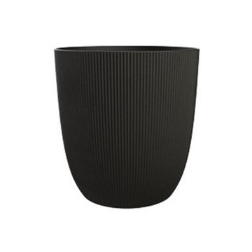 EDA Cache-pot IRIS, diamètre: 125 mm, noir