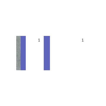 ELVE Bloc vendeur, dimensions: (L)135 x (H)60 mm, bleu x10