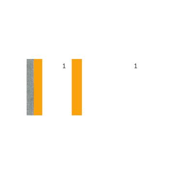 ELVE Bloc vendeur, dimensions: (L)135 x (H)60 mm, orange x10