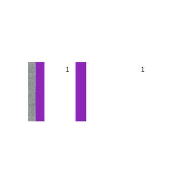 ELVE Bloc vendeur, dimensions: (L)135 x (H)60 mm, violet x10