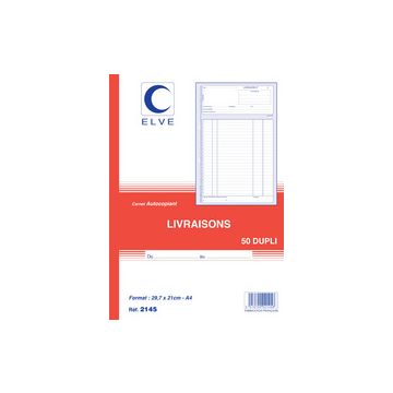 ELVE Manifold "Livraisons", 140 x 210 mm, dupli