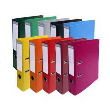 EXACOMPTA Classeur à levier PVC Premium, A4, 50 mm, saumon x10 EXACOMPTA Classeur à levier PVC Premium, A4, 50 mm, saumon x10