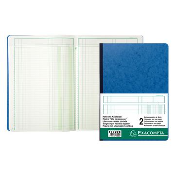 EXACOMPTA Piqûre "tête paresseuse", 8 colonnes sur 1 page