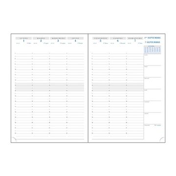 EXACOMPTA Recharge pour agenda SAD 29, 2026/2027, 16 mois