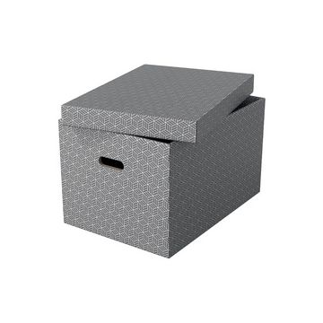 Esselte Boîte de rangement Home M, set de 3, gris