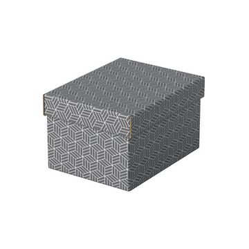 Esselte Boîte de rangement et cadeau Home S, set de 3, gris