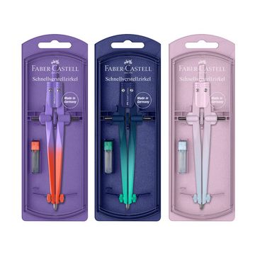 FABER-CASTELL Compas à réglage rapide STREAM Flow Edition x5