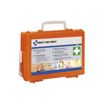 FIRST AID ONLY Boîte de premiers secours DIN 13157, orange