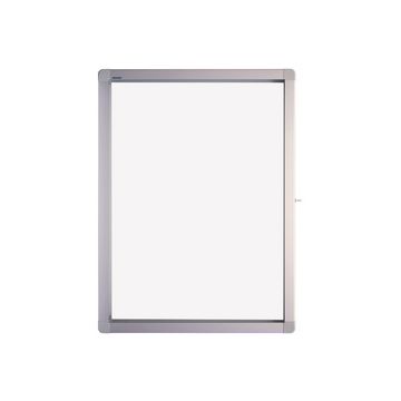 FRANKEN Vitrine d'affichage ECO pour 4 x A4, surface métal