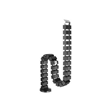 Fellowes Chemin de câble flexible CableSpine, noir