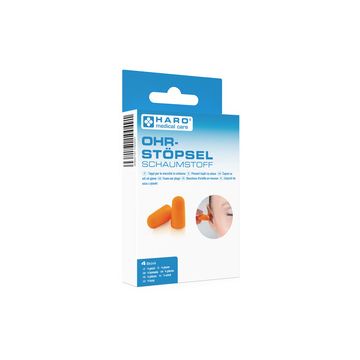 HARO Bouchon d'oreille en mousse, orange