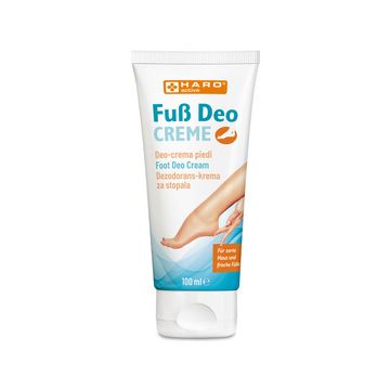 HARO Crème déodorant pour les pieds, tube de 100 ml