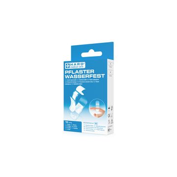 HARO Pansement imperméable, transparent, pack de 10