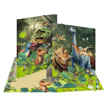 HERMA Chemise à élastique "Dino World", carton, A3