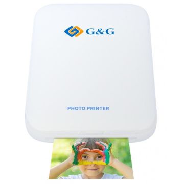 Imprimante photo de poche G&G - Imprimante ZINK (Zero-Ink)
