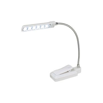 KLEIBER Mini Lampe à pince LED, à piles, blanc