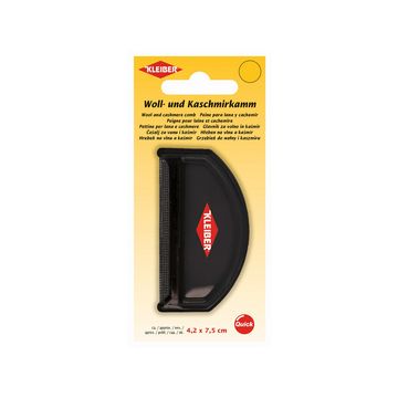 KLEIBER Peigne pour laine & cachemire, en plastique, noir