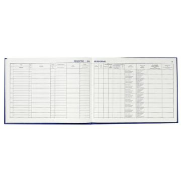 LE DAUPHIN Brochure "Registre du personnel", noir