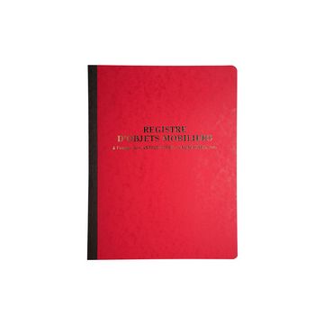 LE DAUPHIN Piqûre "Registre d'objets mobiliers"