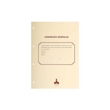 LE DAUPHIN Recharge "Assemblées générales", 297 x 210 mm
