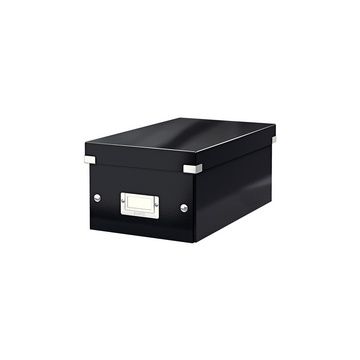 LEITZ Boîte de rangement pour DVD Click & Store, noir