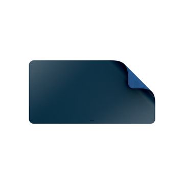 LEITZ Sous-main, 800 x 400 mm, en PVC, bleu nuit