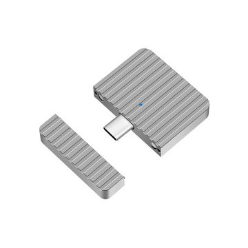 LogiLink Boîtier SSD externe, USB-C - PCIe NVMe, argent