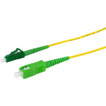 LogiLink Câble patch fibre optique, OS2, 50 m, jaune