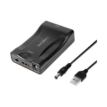 LogiLink Convertisseur vidéo Scart - HDMI, noir