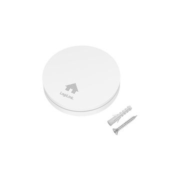 LogiLink Détecteur de fumée, extra plat, 85 db, blanc
