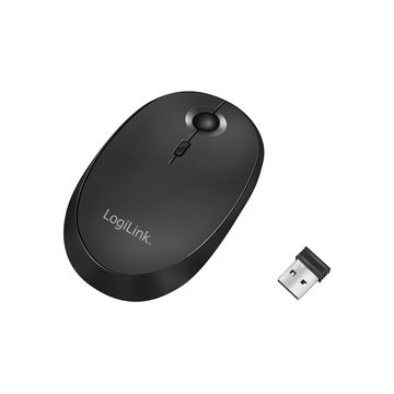 LogiLink Souris optique, sans fil, noir