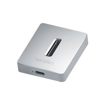 LogiLink USB 3.2 Gen2 Festplatten Docking Station, silber