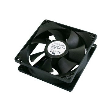 LogiLink Ventilateur pour boîtier,120 x 120 x 25 mm, noir