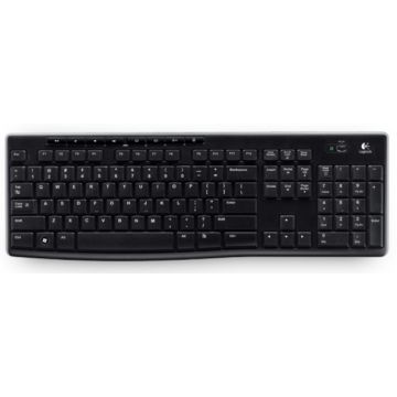 Logitech Tastatur K270, kabellos, schwarz