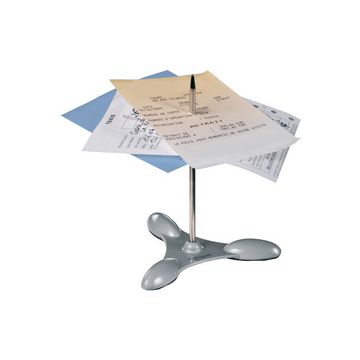 Maped Pique-notes lesté, socle et épingle en métal, argent