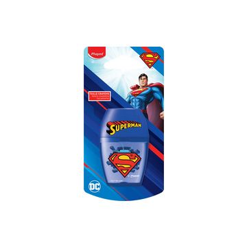 Maped Taille-crayons SUPERMAN, en plastique, bleu