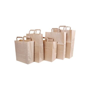 NATURE Star Sac en papier Strong, 320 x 170 x 250 mm, brun