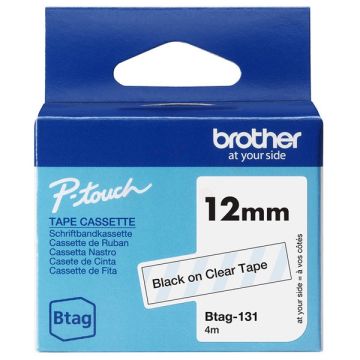 BTAG131Brother - noir, transparent - ruban cassette de marque