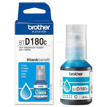 BTD180CBrother - cyan - bouteille d'encre de marque BTD180CBrother - cyan - bouteille d'encre de marque