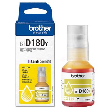 BTD180YBrother - jaune - bouteille d'encre de marque