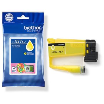 LC527XLYBrother - jaune - cartouche de marque