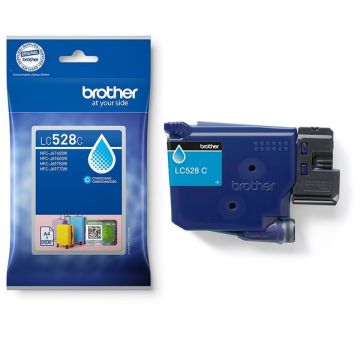 LC528CBrother - cyan - cartouche de marque