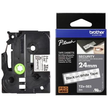 TZESE5Brother - noir, blanc - ruban cassette de marque