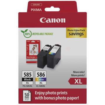7170C004 / PG-595 XL/CL-586 XL Canon - multipack 2 couleurs : noire, multicouleur - cartouches d'encre de marque