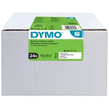 13188 / S0722360 Dymo - blanc - rubans cassette de marque 13188 / S0722360 Dymo - blanc - rubans cassette de marque